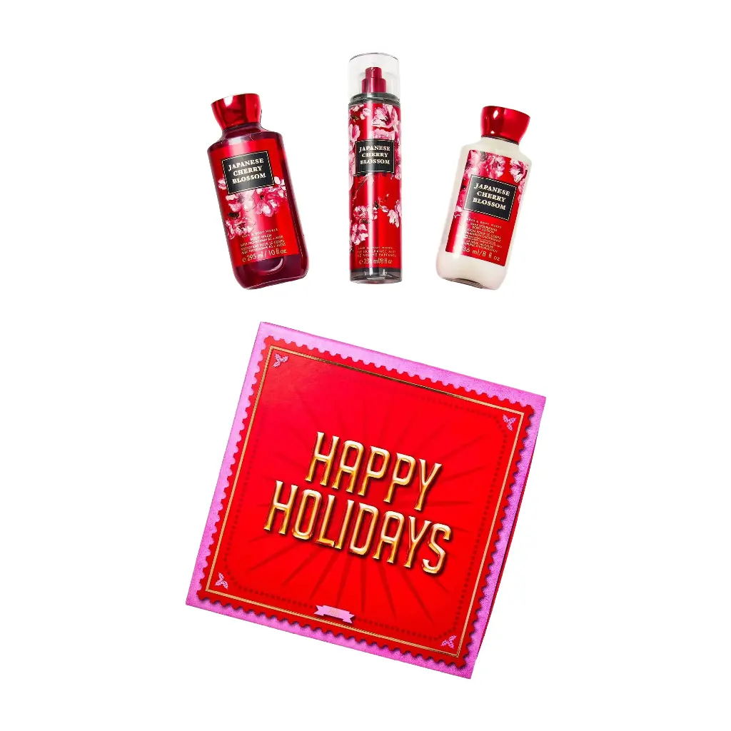 باث اند بودي واركس - مجموعة جابانيز شيري بلوسوم 3 قطع