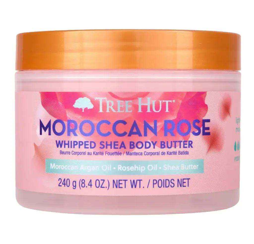 TREE HUT - MOROCCAN ROSE WHIPPED SHEA BODY BUTTER 240G