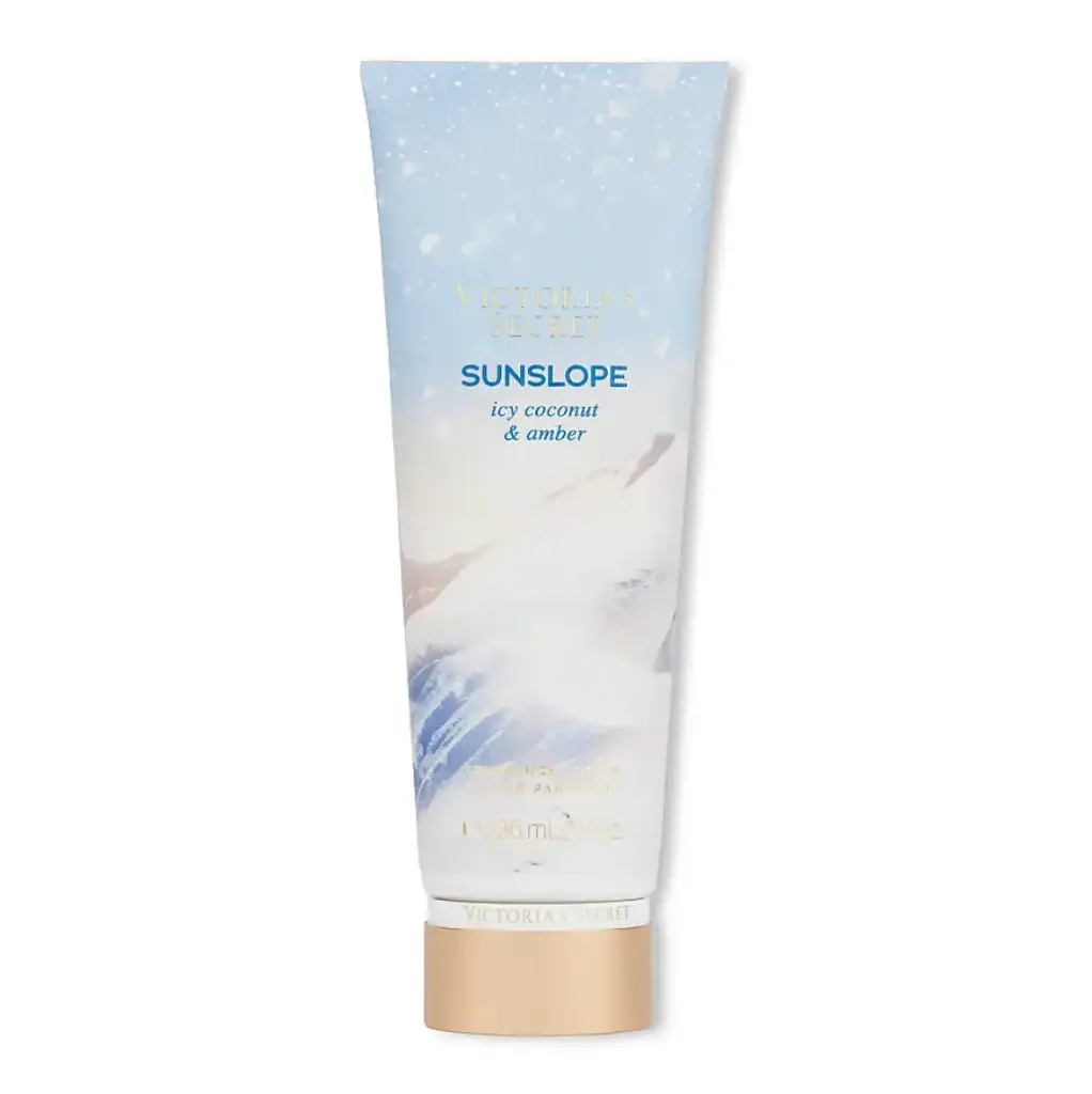 VICTORIA SECRET - SUNSLOPE ICY COCONUT & AMBER FRAGRANCE LOTION 236ML