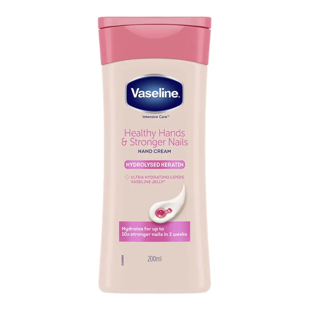 VASELINE -  INTENSIVE CARE HEALTHY HANDS STRONGER NAILS BODY LOTION 200ML