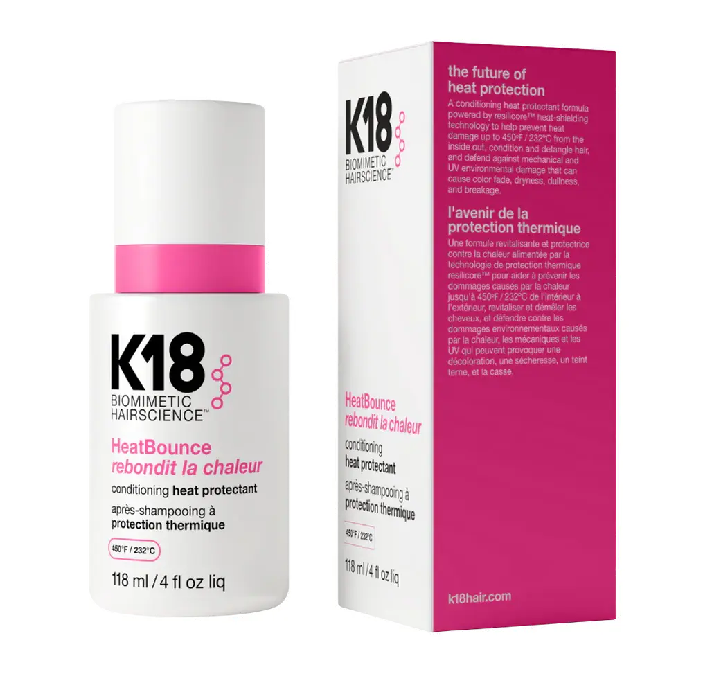 K18 - HAIR HEATBOUNCE REBONDIT LA CHALEUR CONDITIONING HEAT PROTECTANT 118ML
