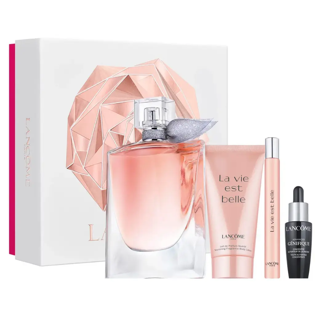 LANCOME - GIFT SET LA VIE EST BELLE EDP 100ML + 10ML + BODY LOTION 50ML + CONCENTRATE 10ML
