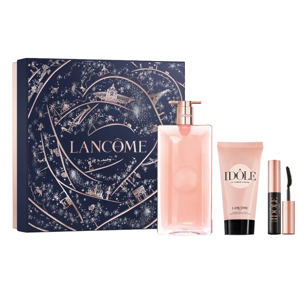 LANCOME - GIFT SET IDOLE EDP 50ML + BODY CREAM 50ML + MASCARA 2.5ML 
