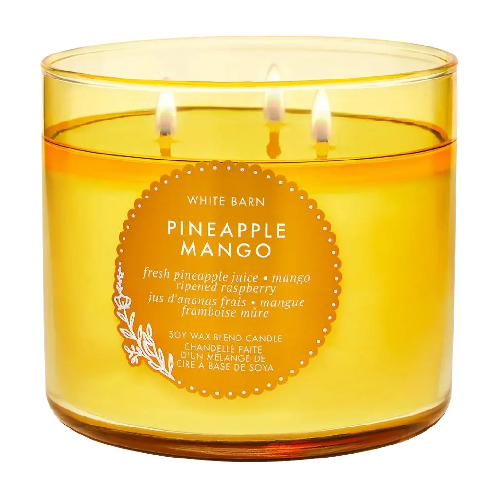 BATH & BODY WORKS - PINEAPPLE MANGO CANDLE 411G