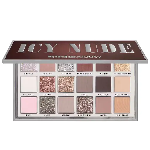 HUDA BEAUTY - ICY NUDE EYESHADOW PALETTE 16.1G