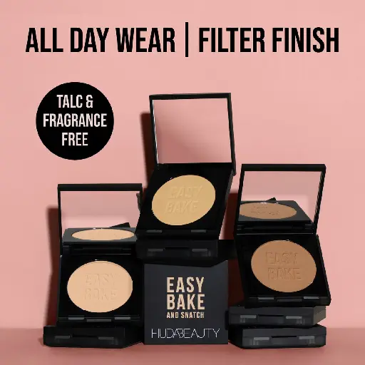 HUDA BEAUTY - EASY BAKE AND SNATCH PRESSED BRIGHTENING AND SETTING POWDER 8,5G
