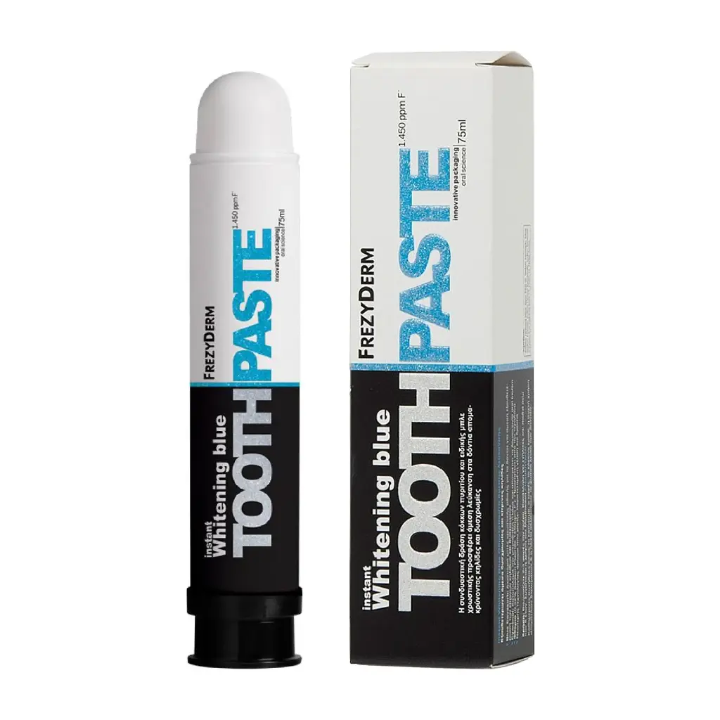 FREZYDERM - INSTANT WHITENING BLUE TOOTHPASTE 75ML