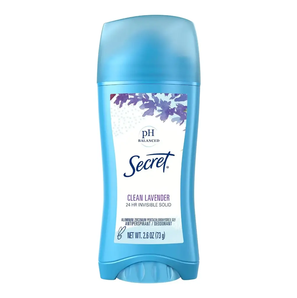 SECRET - CLEAN LAVENDER 24HR INVISIBLE SOLID ANTIPERSPIRANT DEODORANT 73G