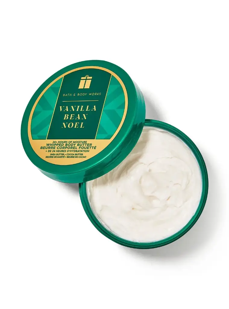 BATH & BODY WORKS - VANILLA BEAN NOEL WHIPPED BODY BUTTER 185G