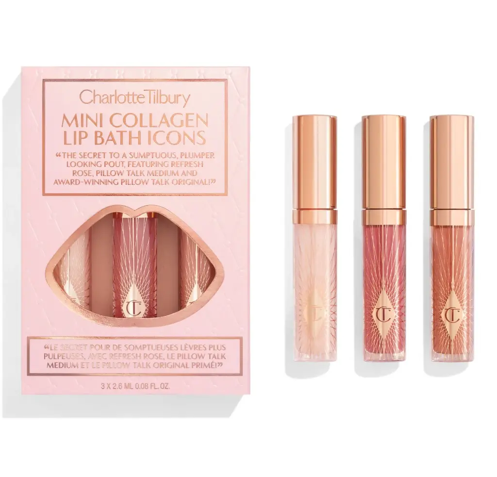 CHARLOTTE TILBURY - MINI COLLAGEN LIP BATH ICONS 3PCS
