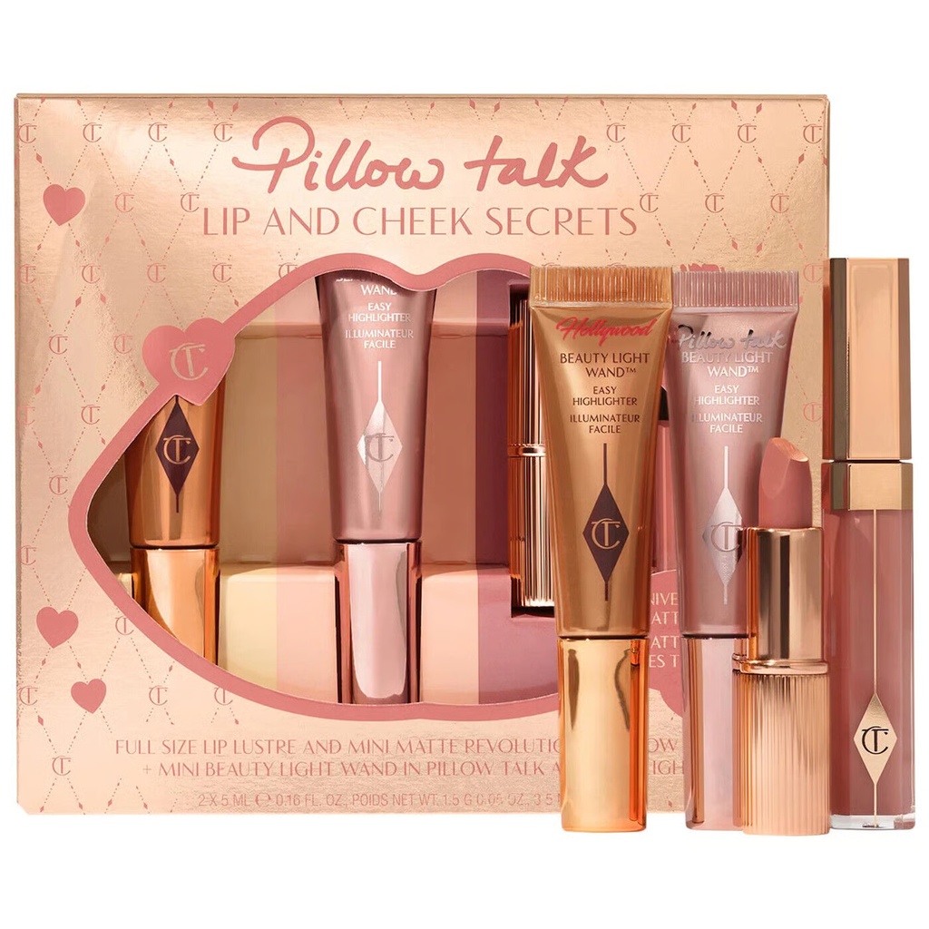 CHARLOTTE TILBURY - PILLOW TALK LIP AND CHEEK SECRETS SET COFFRET MAQUILLAGE 4PCS