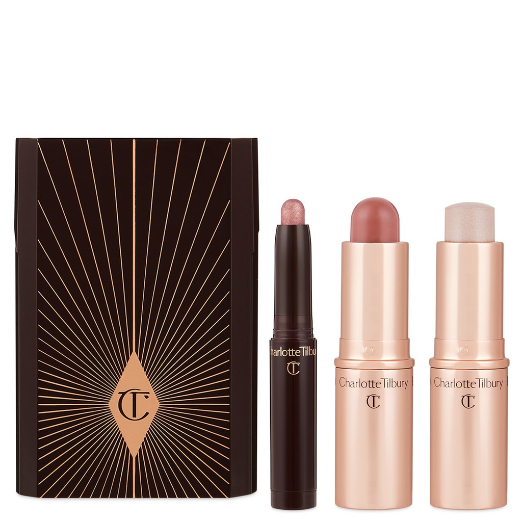 CHARLOTTE TILBURY - QUICK & EASY MAKEUP SUN KISSED LOOK IN 5 - 3PCS