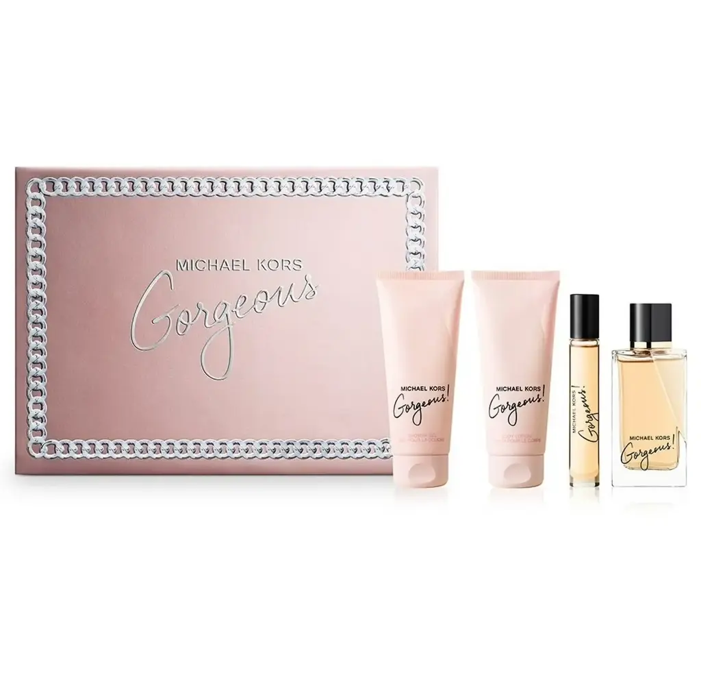 MICHAEL KORS - GIFT SET GORGEOUS NATURAL EDP 100ML + 10ML + SHOWER GEL 100ML + LOTION 100ML