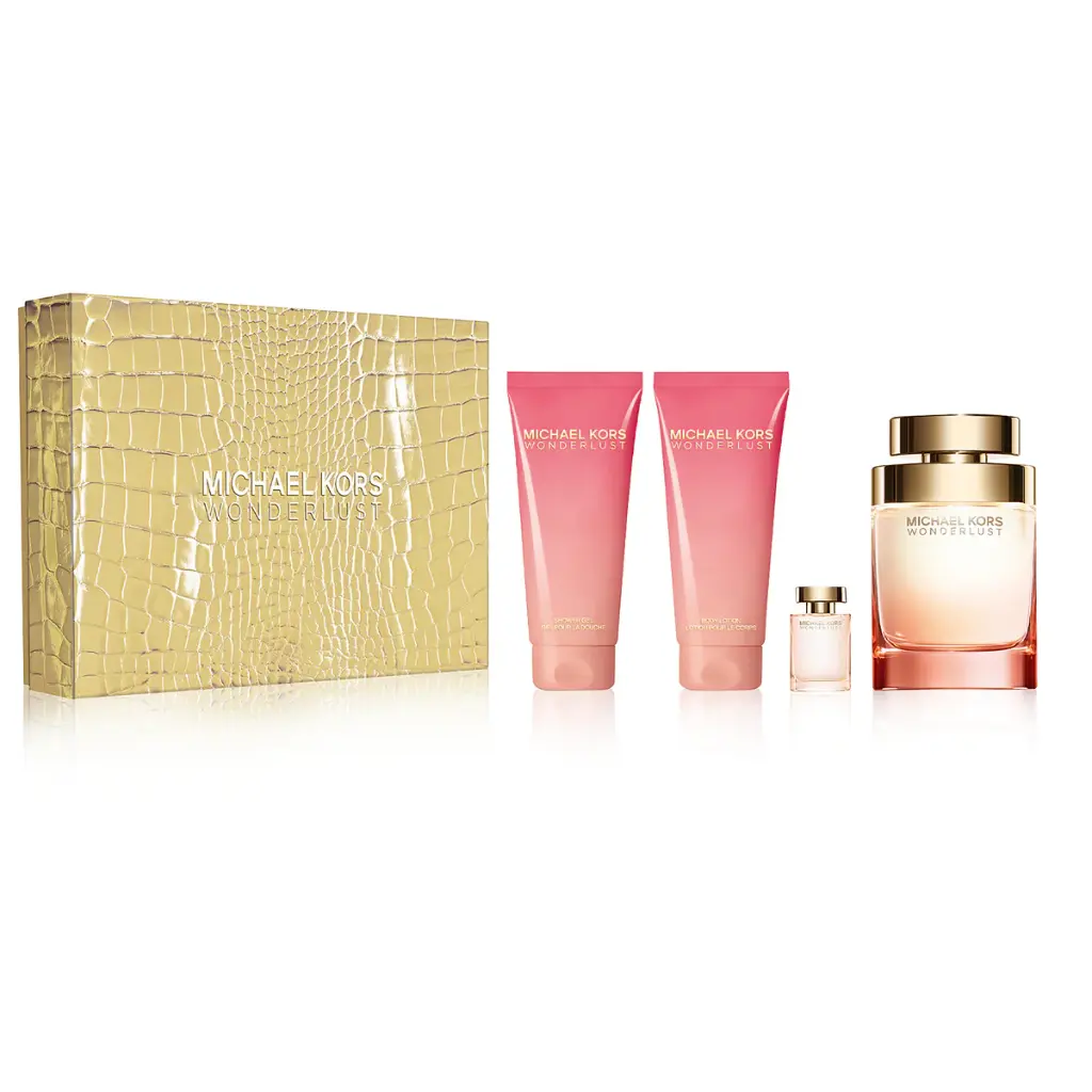 MICHAEL KORS - GIFT SET WONDERLUST EDP 100ML + 4ML + SHOWER GEL 100ML + LOTION 100ML