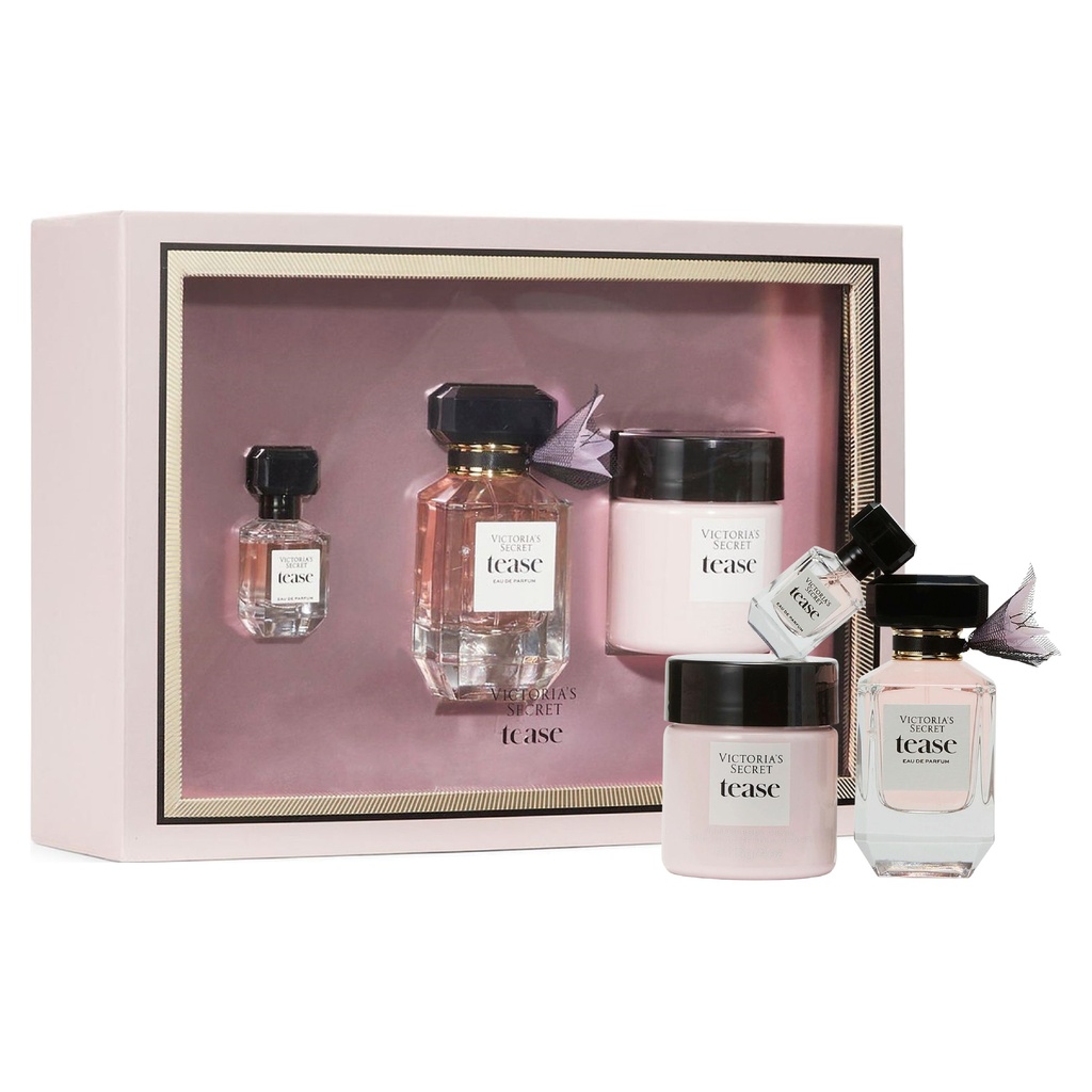 VICTORIA'S SECRET - GIFT SET TEASE EDP 50ML + 7.5ML + BODY CREAM 113G