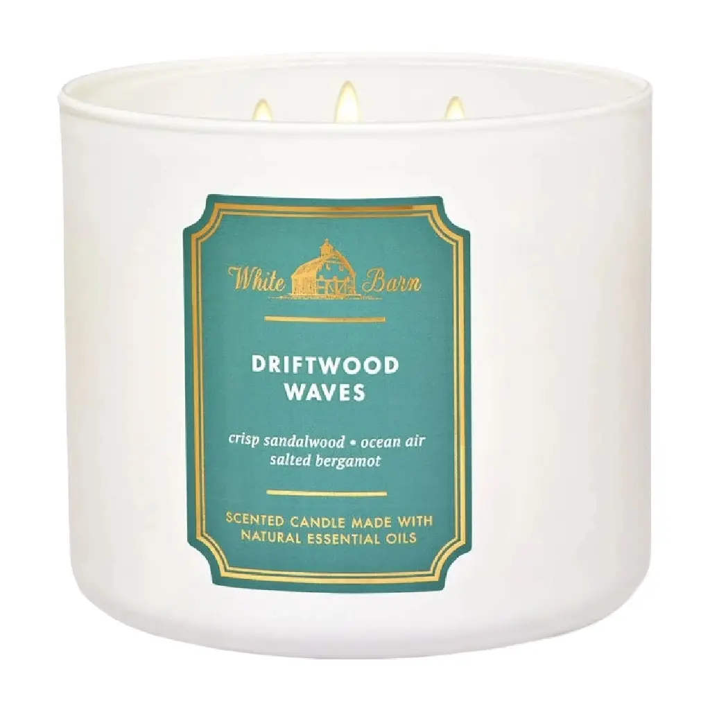 BATH & BODY WORKS - DRIFTWOOD WAVES CANDLE 411G