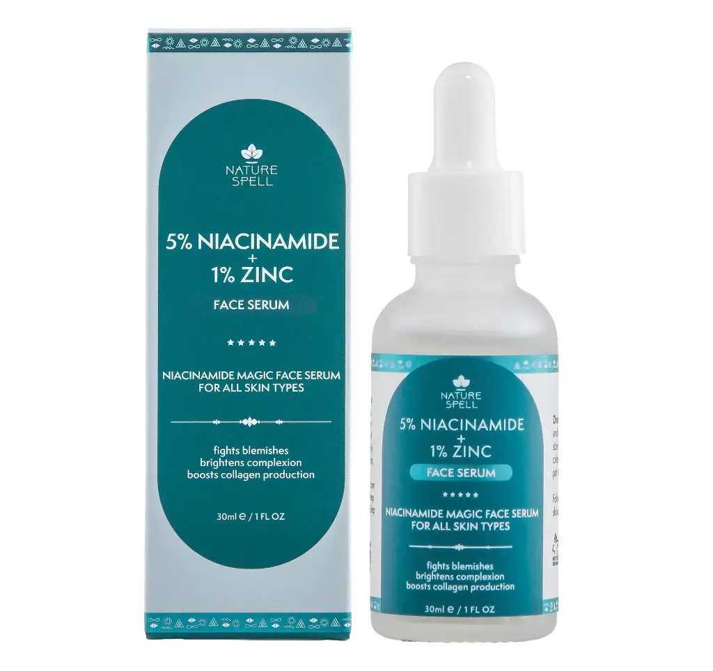 NATURE SPELL - 5% NIACINAMIDE + 1% ZINC FACE SERUM 30ML