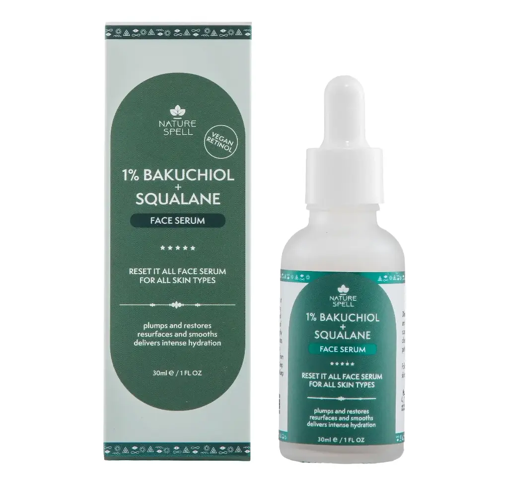 NATURE SPELL - 1% BAKUCHIOL + SQUALANE FACE SERUM 30ML