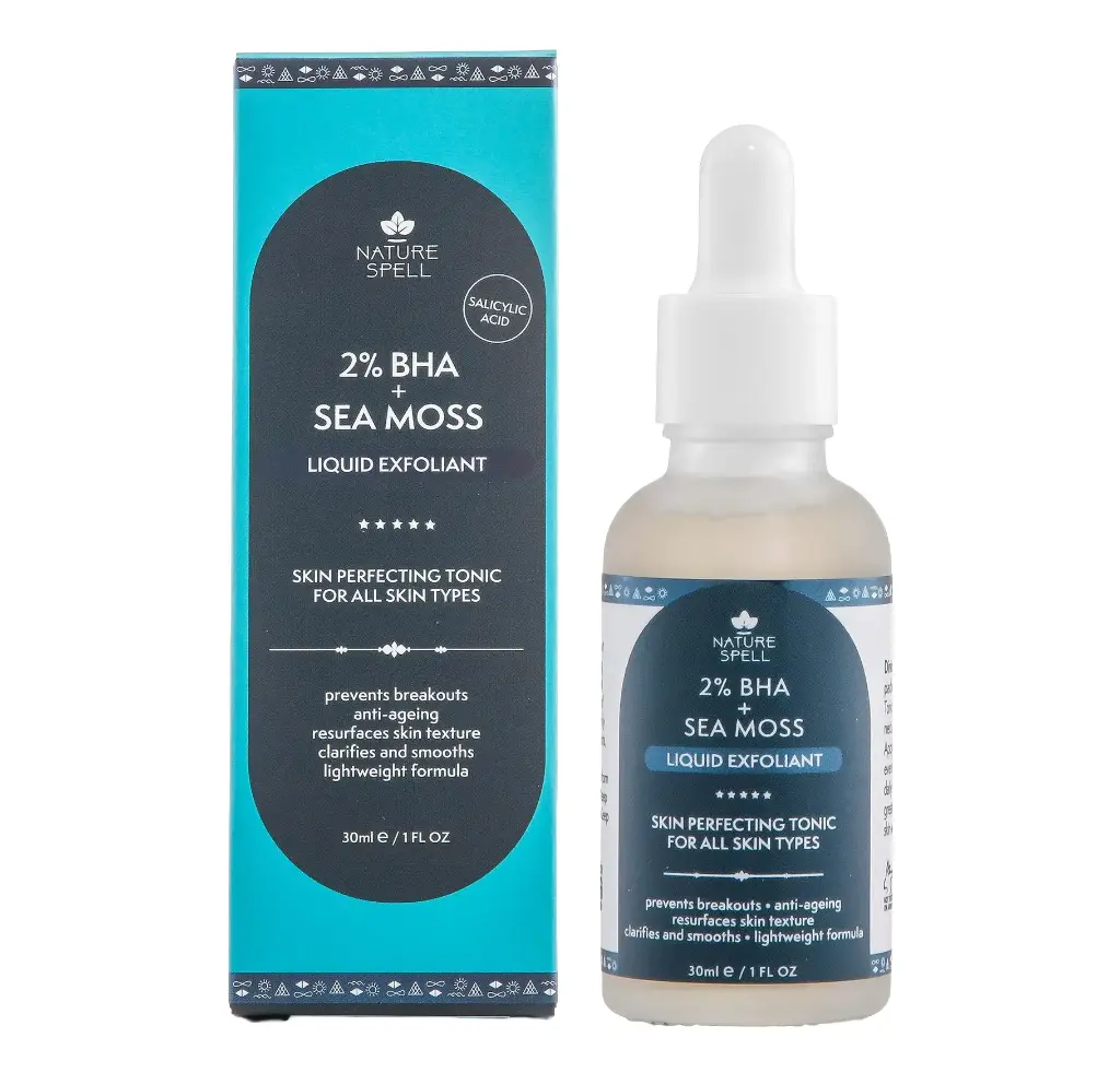 NATURE SPELL - 2% BHA + SEA MOSS LIQUID EXFOLIANT 30ML