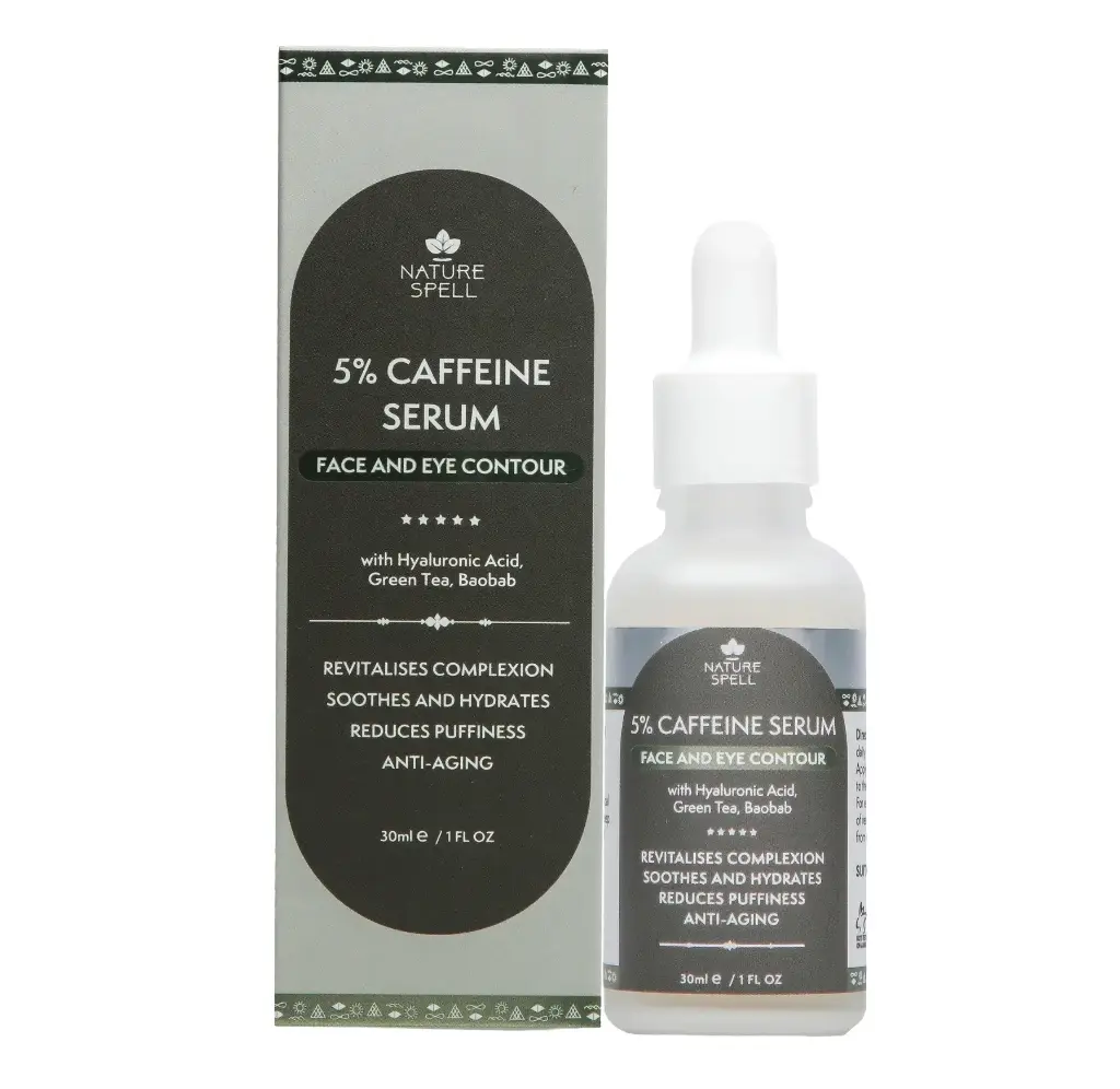 NATURE SPELL - 5% CAFFEINE SERUM FACE AND EYE CONTOUR 30ML