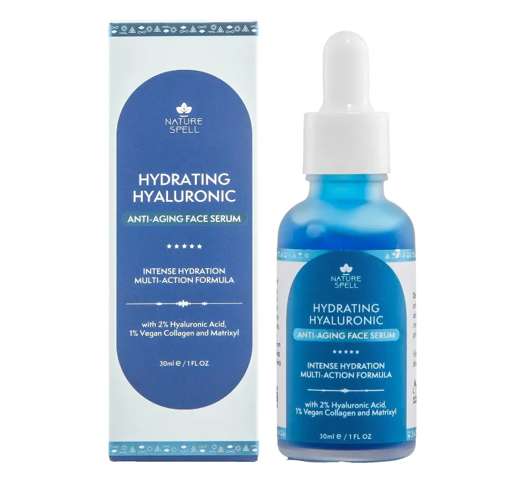 NATURE SPELL - HYDRATING HYALURONIC ANTI AGING FACE SERUM 30ML