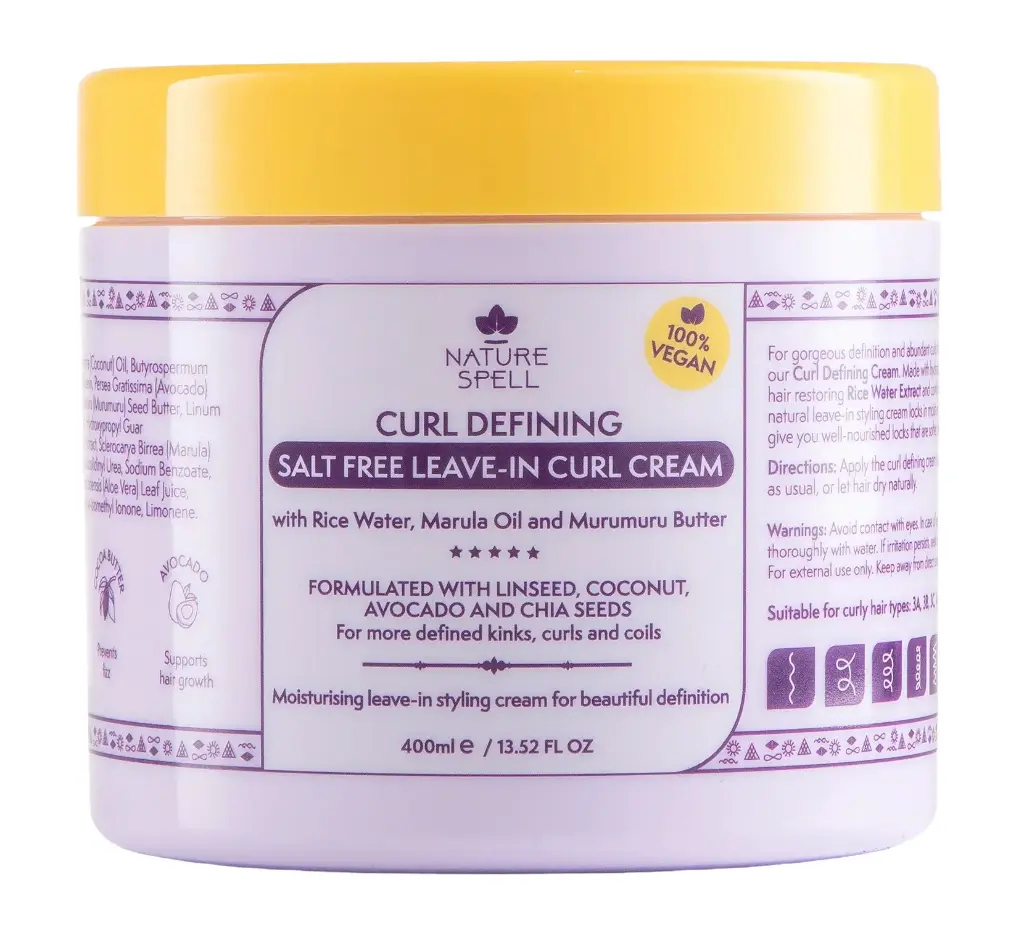 NATURE SPELL - CURL DEFINING SALT FREE LEAVE-IN CURL CREAM 400ML