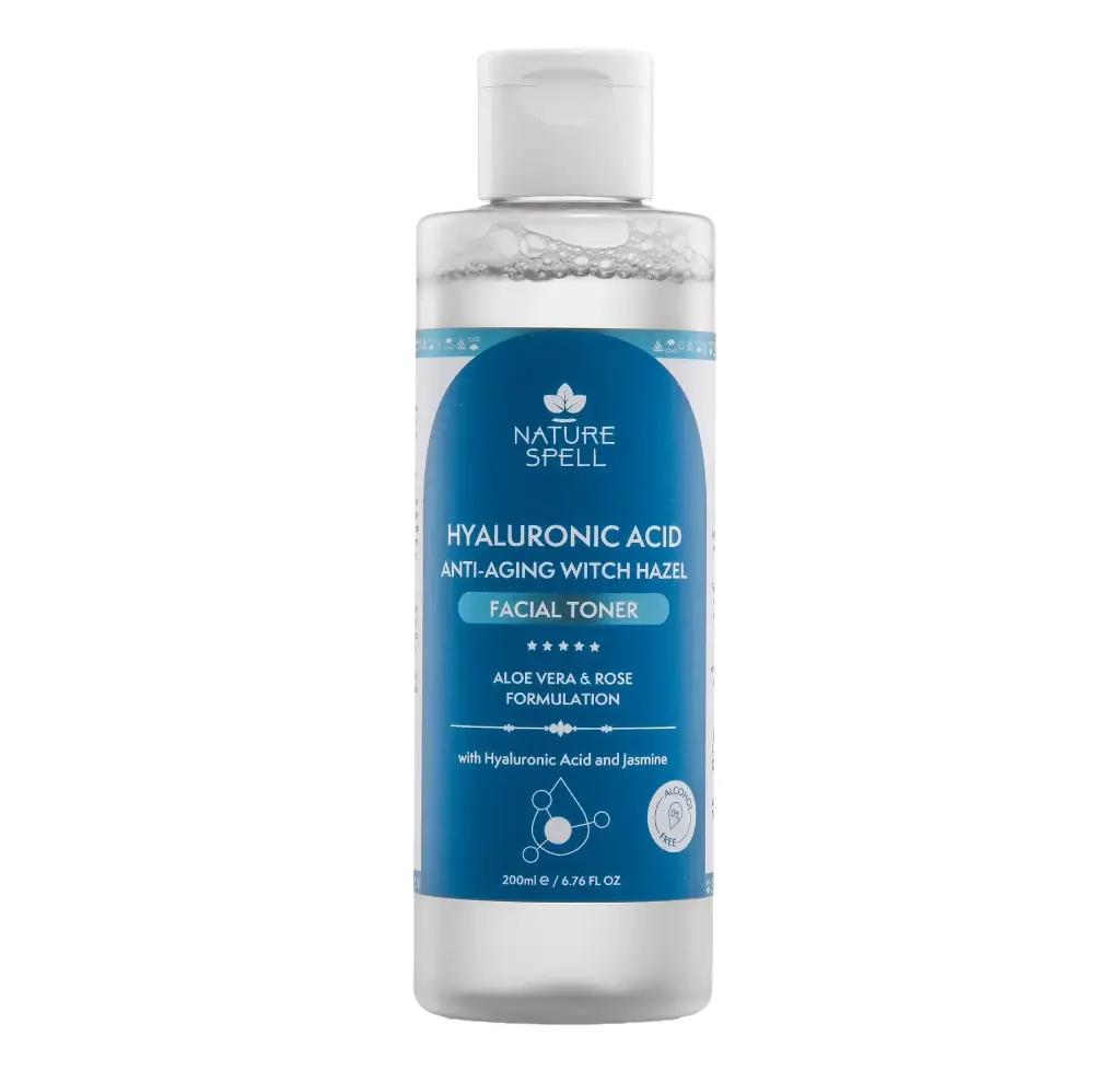 NATURE SPELL - HYALURONIC ACID ANTI AGING WITCH HAZEL FACIAL TONER 200ML