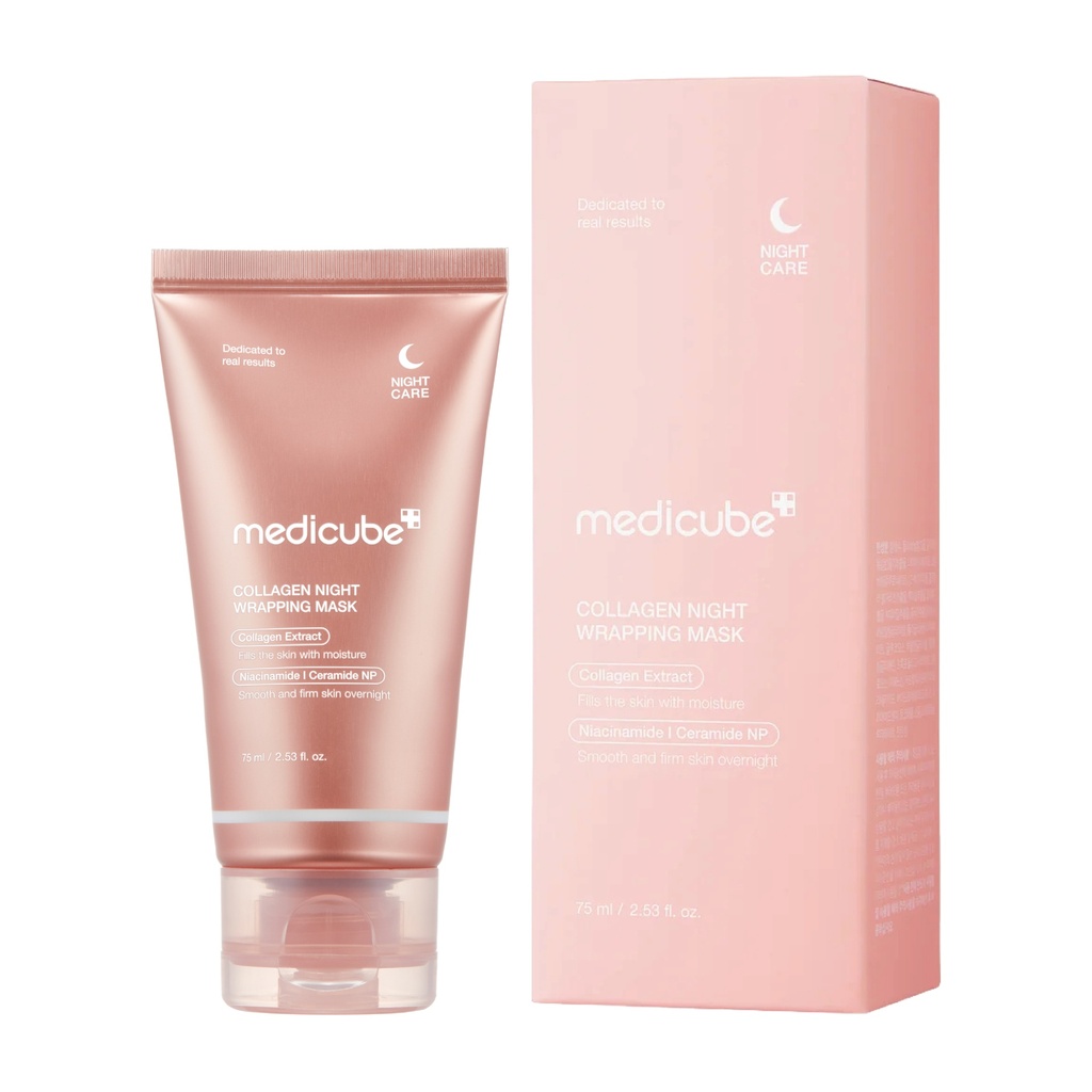 MEDICUBE - COLLAGEN NIGHT WRAPPING NIGHT FACE MASK 75ML