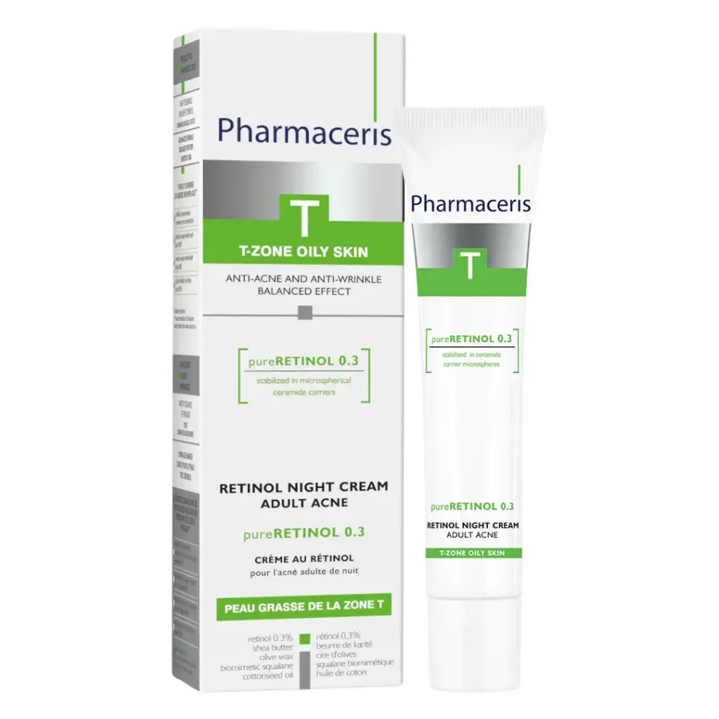 PHARMACERIS - RETINOL NIGHT CREAM ADULT ACNE PURE RETINOL 40ML