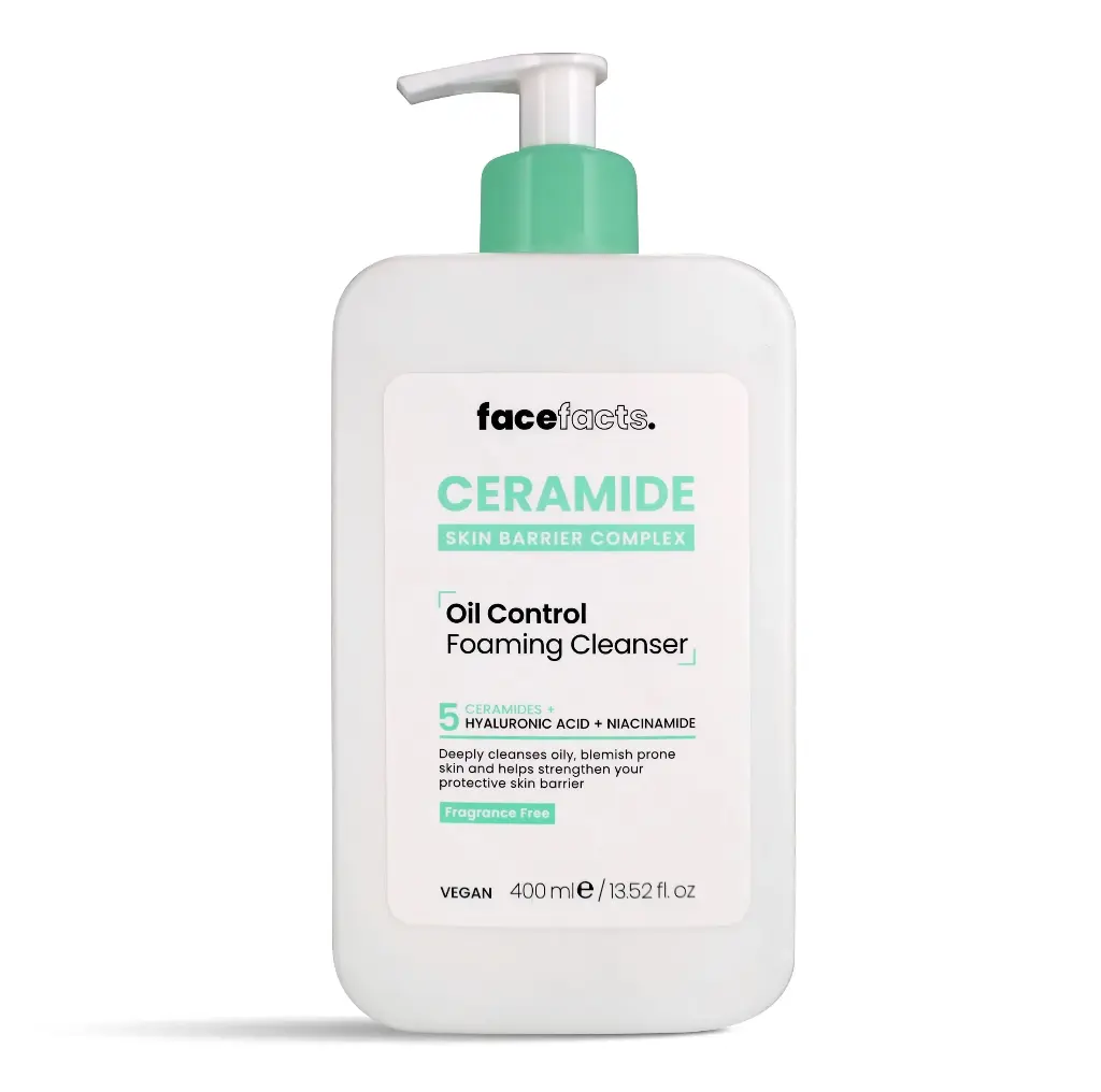 FACE FACTS - CERAMIDE OIL CONTROL FOAMING CLEANSER 400ML