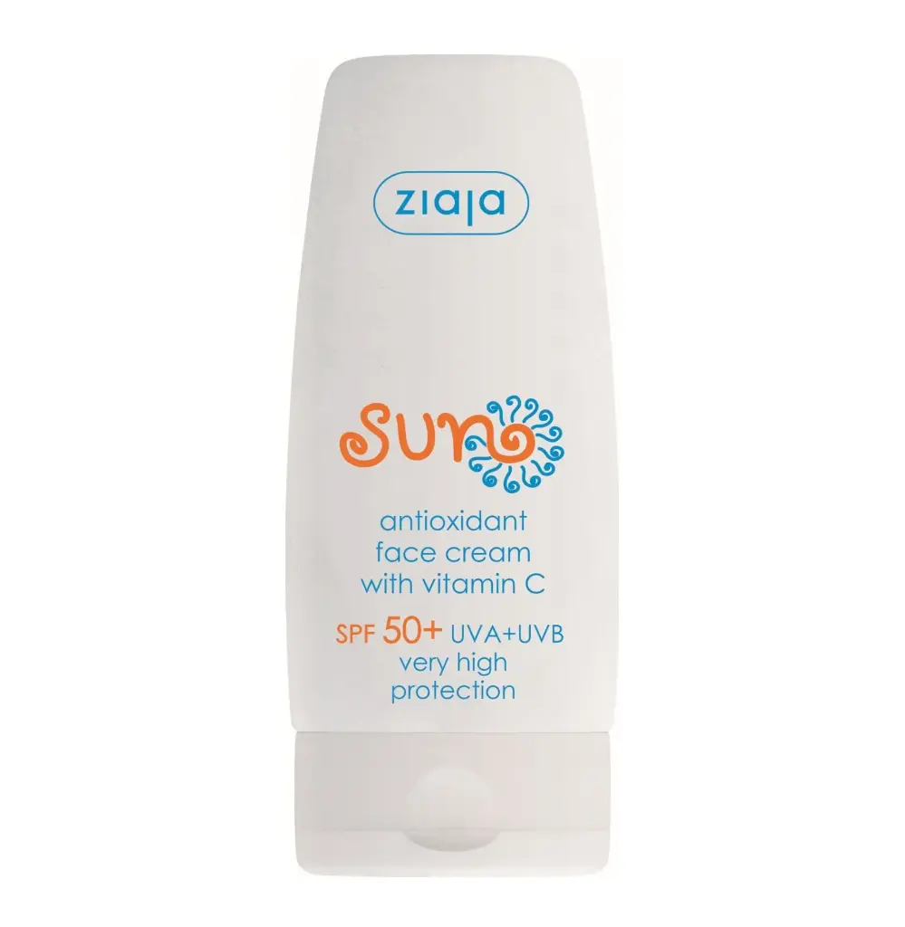ZIAJA - SUN ANTIOXIDANT FACE CREAM WITH VITAMIN C SPF50+ 50ML