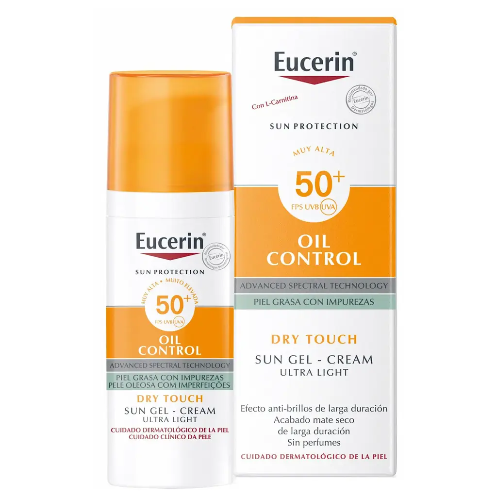 EUCERIN - SUN GEL CREME OIL CONTROL DRY TOUCH FPS50 50ML