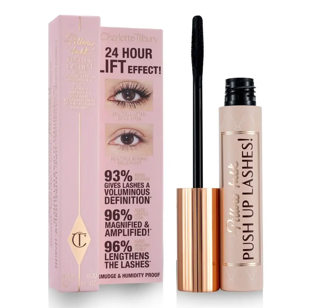 CHARLOTTE TILBURY - LADIES PILLOW TALK PUSH UP LASHES! MASCARA SUPER BLACK 10ML