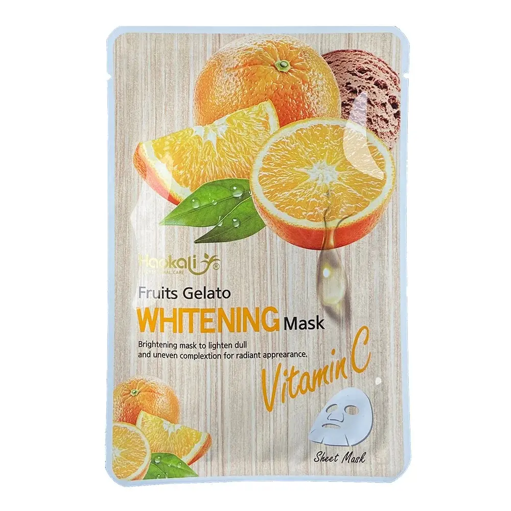 WOKALI - HAOKALI FRUITS GELATO WHITENING VITAMIN C SHEET MASK 30ML