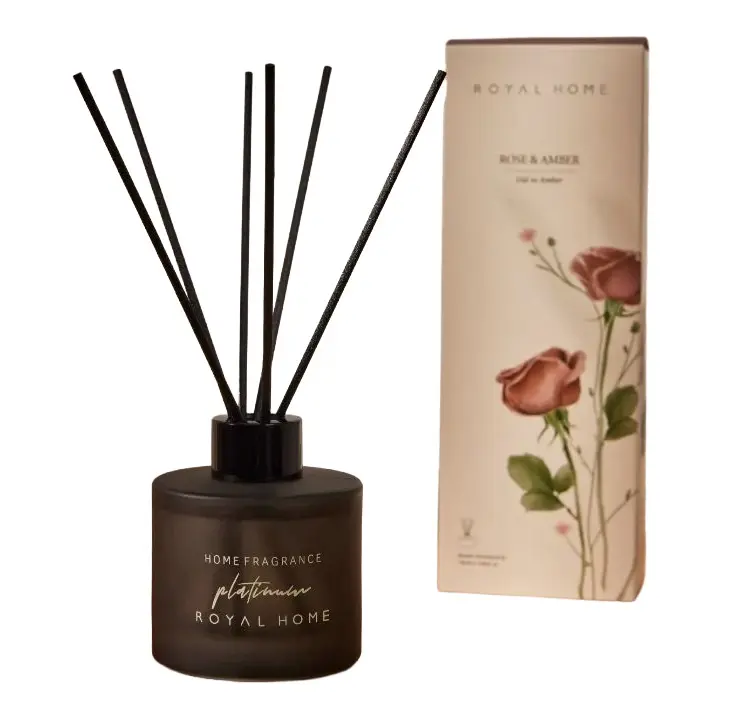 ROYAL PLATINUM - ROSE & AMBER HOME FRAGRANCE REED DIFFUSERS 120ML