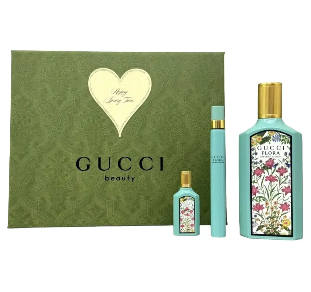 GUCCI - GIFT SET FLORA GORGEOUS JASMINE EDP 100ML + 5ML + 10ML