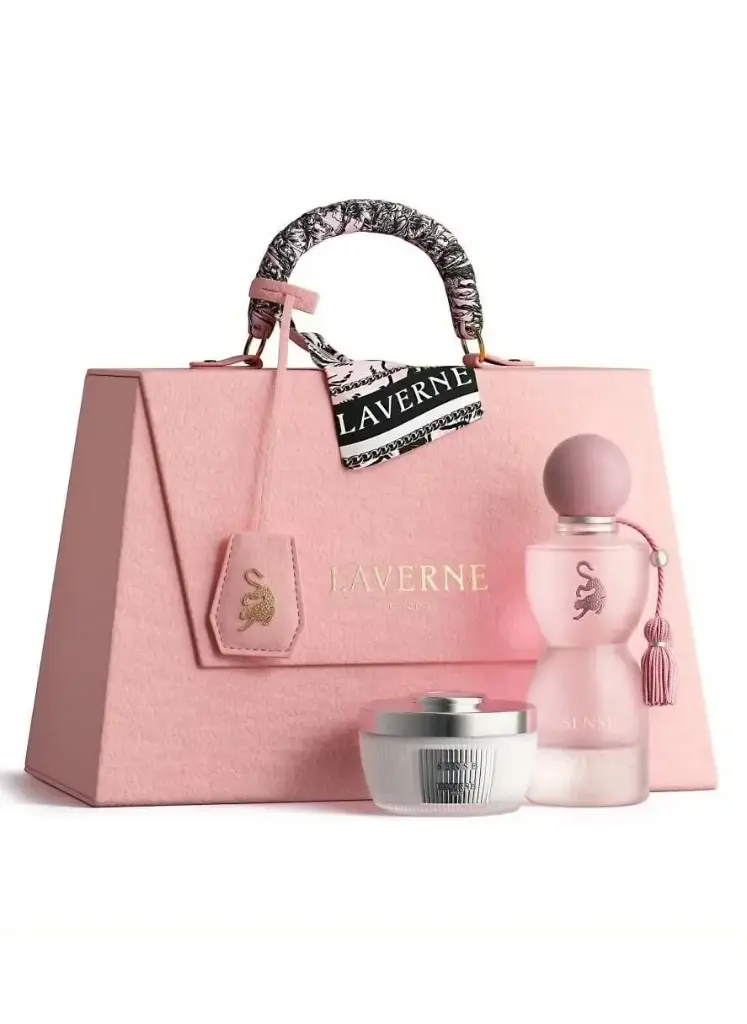 لافيرن - طقم سينس جورجينا او دي بي 75 مل + 2 مل + بيرفيوم بودي باودر