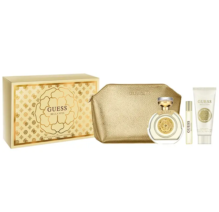GUESS - GIFT SET BELLA VITA EDP 100ML + 15ML + LOTION 100ML + GUESS BAG