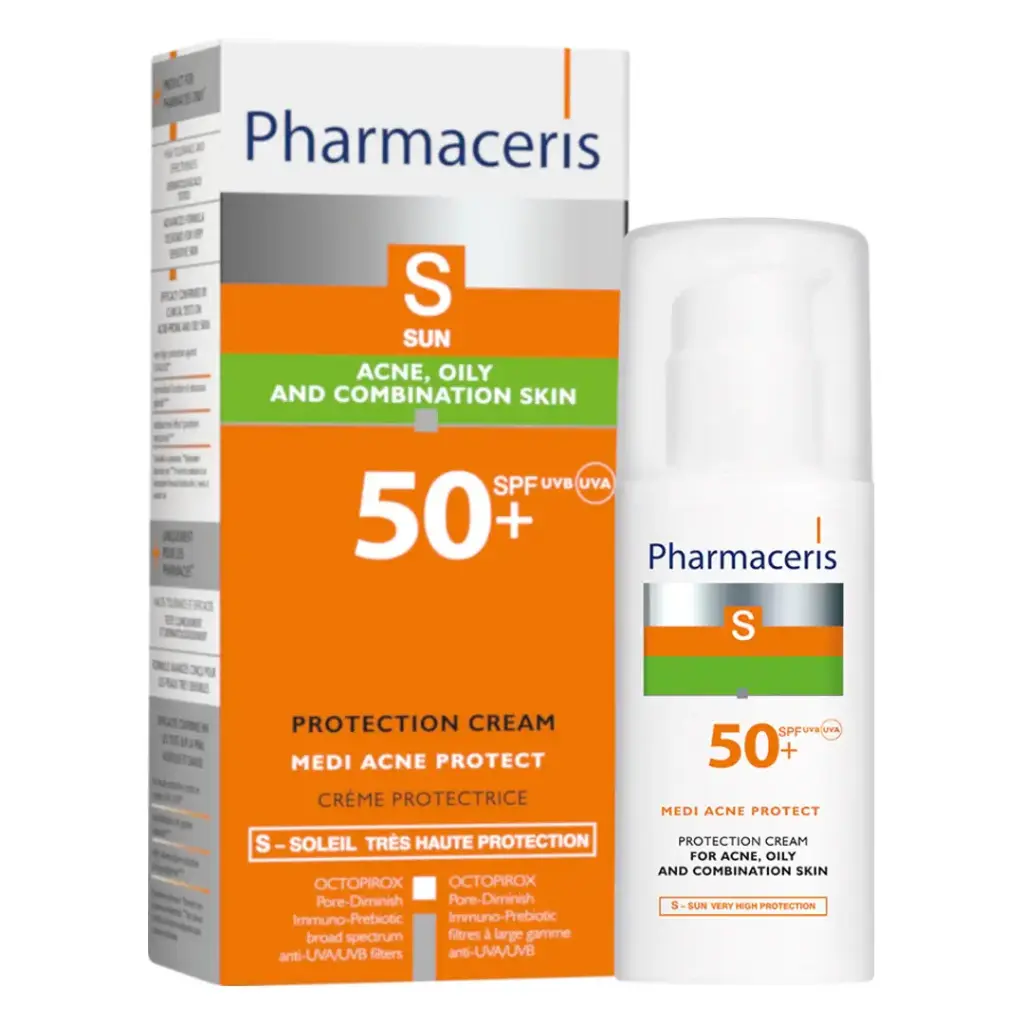 PHARMACERIS - S MEDI ACNE PROTECT PROTECTION CREAM SPF50 50ML