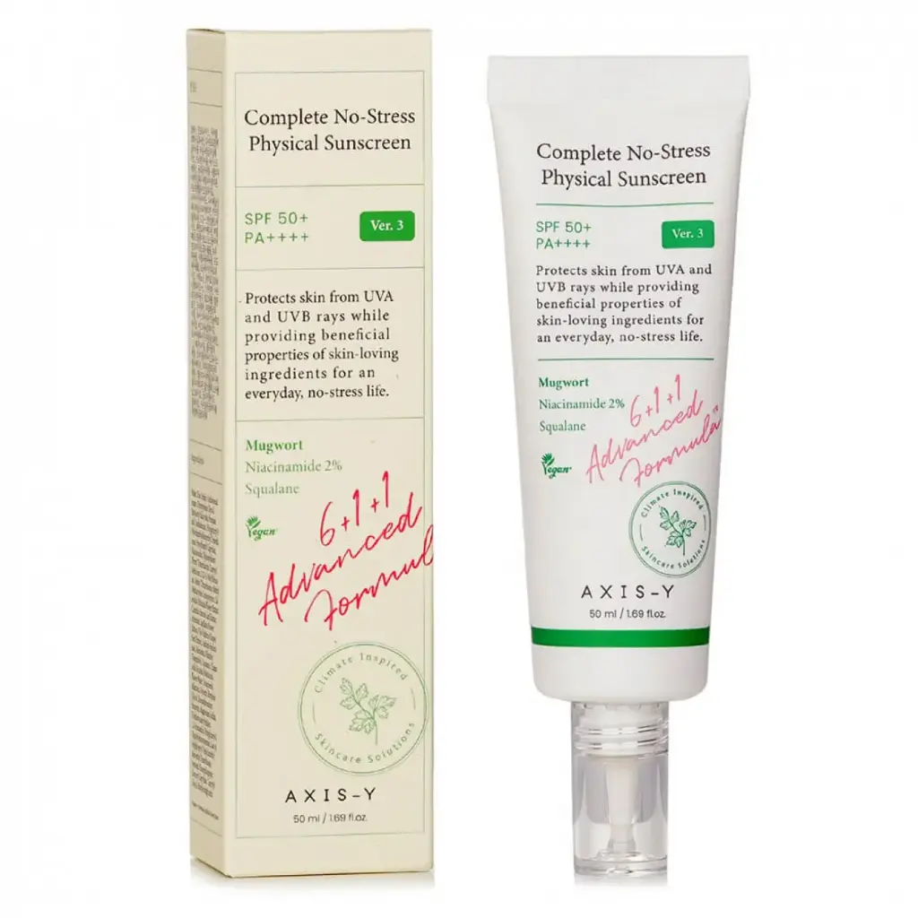 AXIS-Y - COMPLETE NO-STRESS PHYSICAL SUNSCREEN SPF50+ PA++++ 50ML