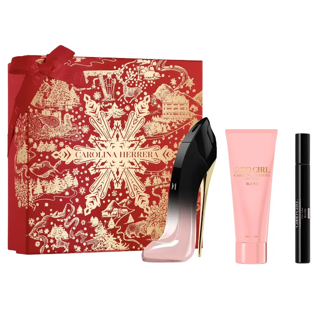 CAROLINA HERRERA - GIFT SET GOOD GIRL BLUSH ELIXIR EDP 80ML + 10ML + LOTION 100ML