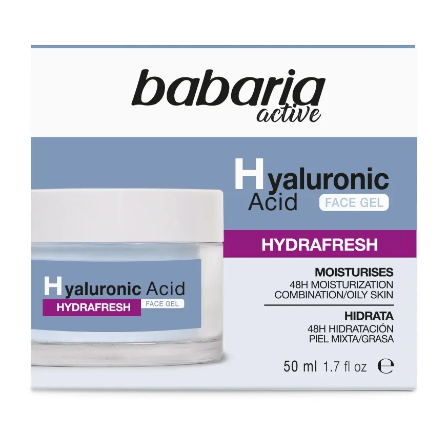 BABARIA - HYALURONIC ACID HYDRAFRESH FACE GEL 50ML