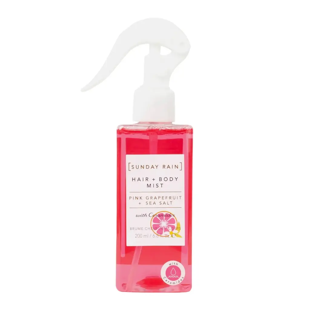 SUNDAY RAIN - PINK GRAPEFRUIT & SEA SALT HAIR & BODY MIST 200ML