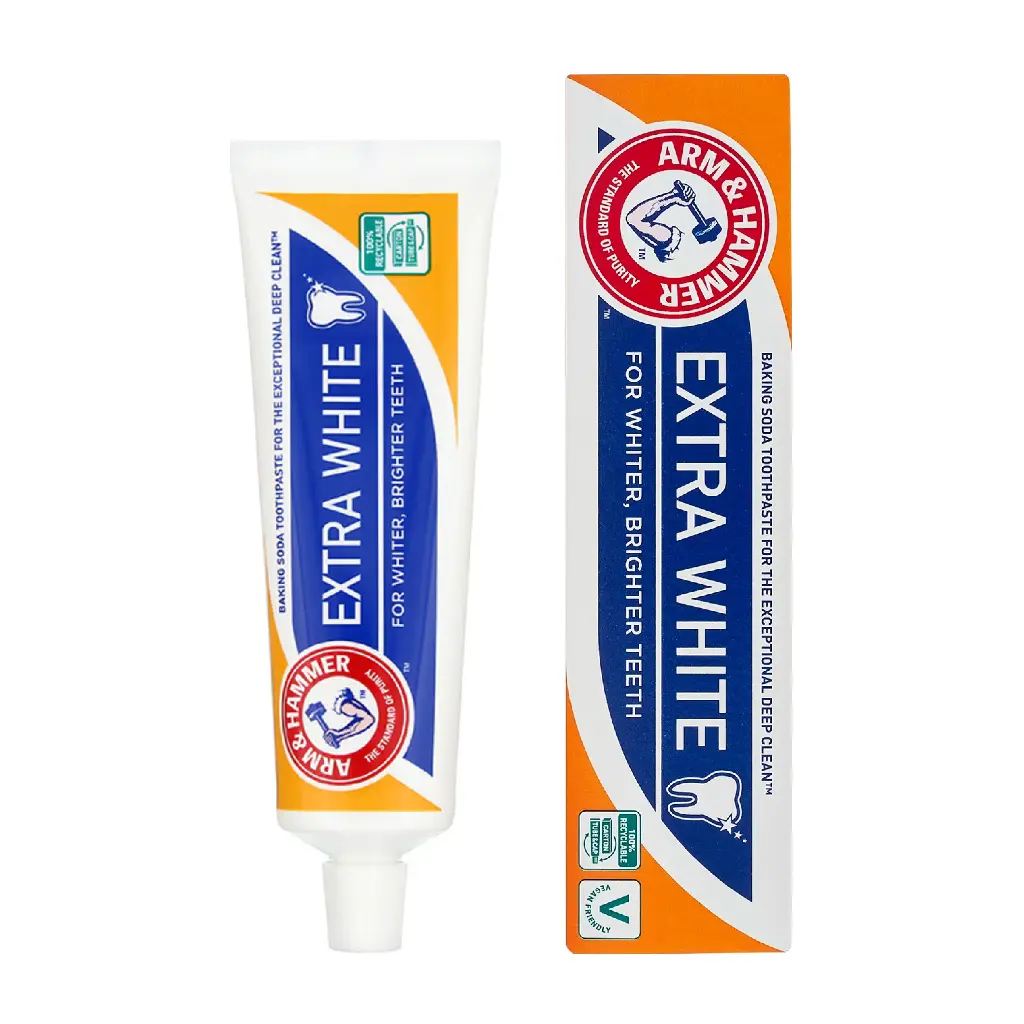 ARM HAMMER - EXTRA WHITE CARE BAKING SODA TOOTHPASTE 125G