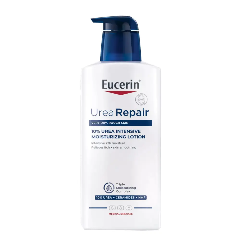 EUCERIN - UREA REPAIR FOR VERY DRY , ROUGH SKIN 10% UREA INTENSIVE MOISTURISING LOTION 400ML