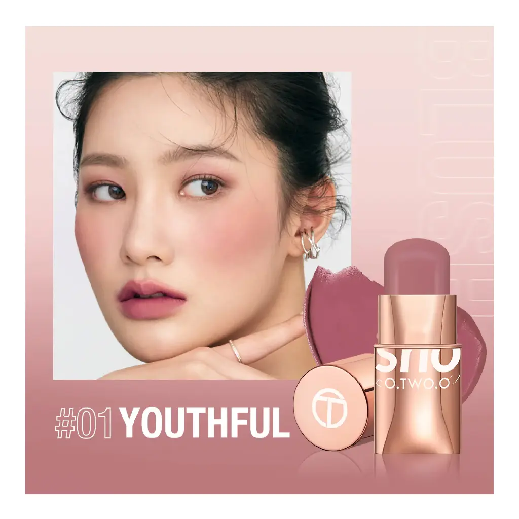 O.TWO.O - MOUSSE GLOW COLOUR BOUNCE BLUSH 7G