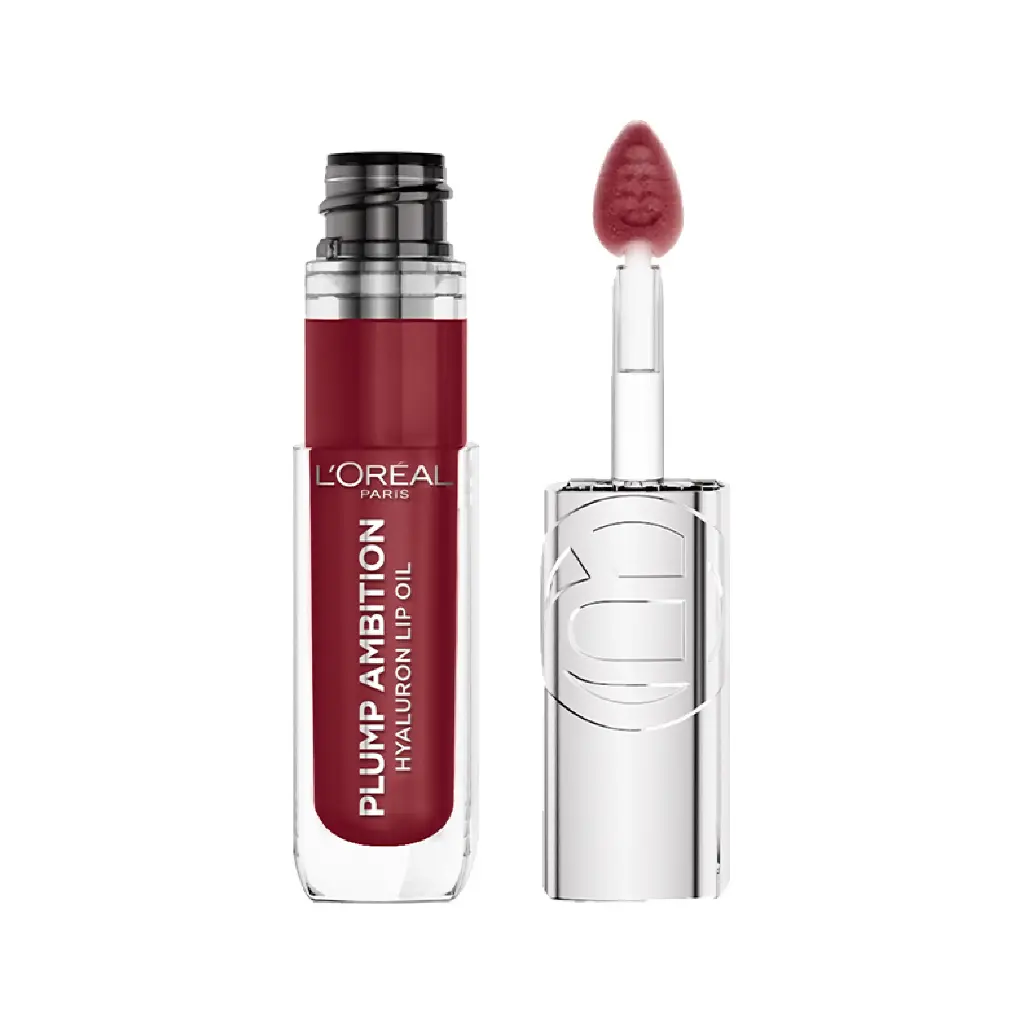 L'OREAL PARIS - PLUMP AMBITION HYALURON LIP OIL PLUMPING LIP GLOSS 5ML