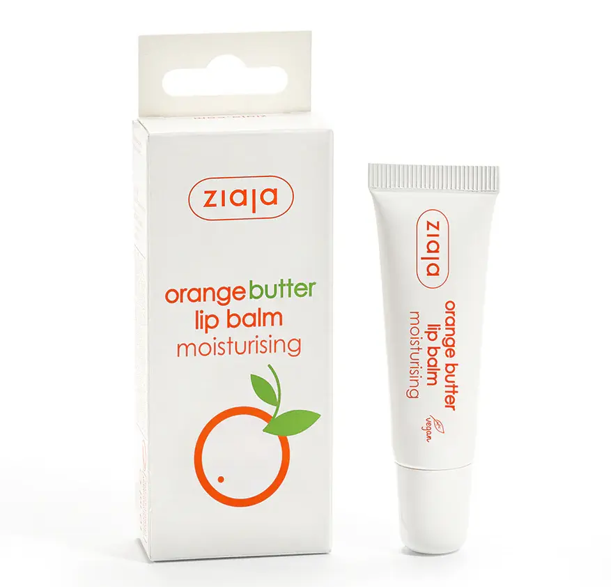 ZIAJA - ORANGE BUTTER LIP BALM MOISTURISING 10ML