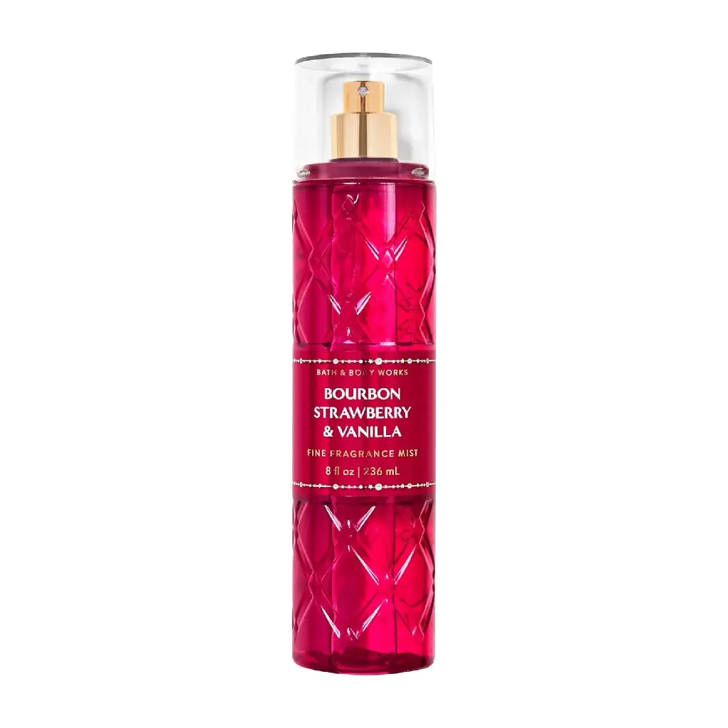 BATH & BODY WORKS - BOURBON STRAWBERRY & VANILLA FINE FRAGRANCE MIST 236ML