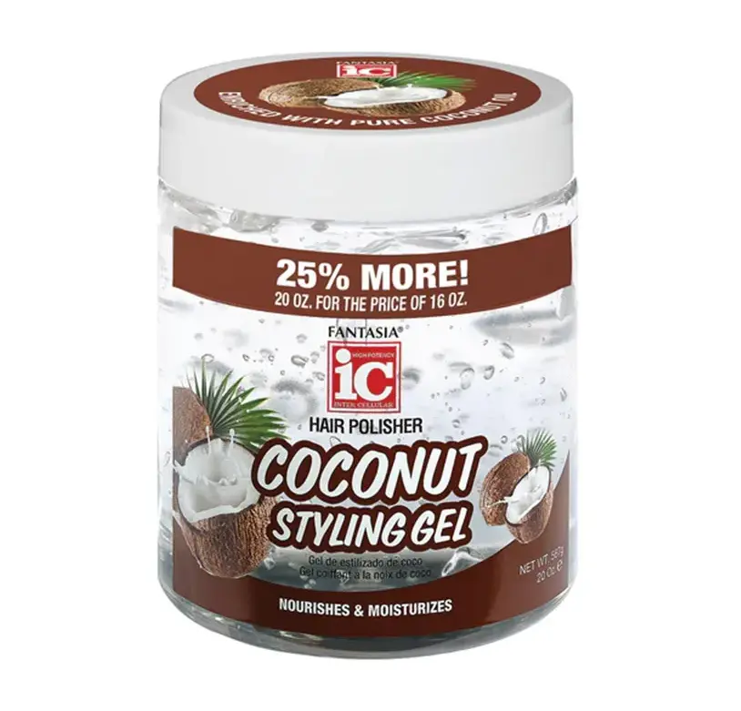 FANTASIA IC - COCONUT STYLING GEL NOURISHES & MOISTURIZES 567G